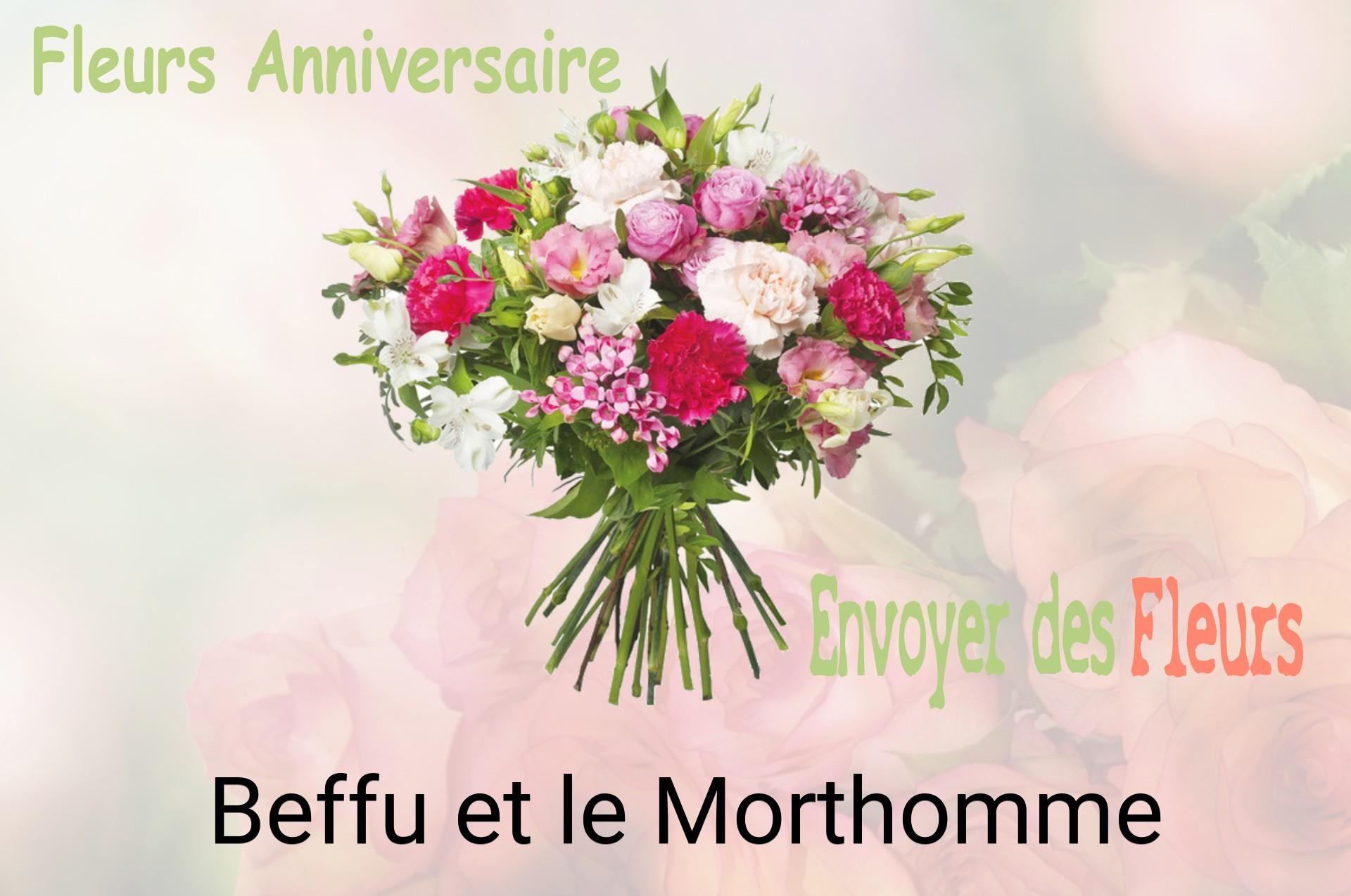 Bouquet de fleurs d’anniversaire livré à Beffu-et-le-Morthomme