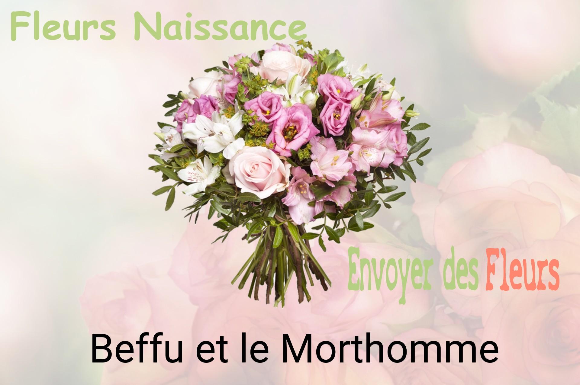 Bouquet de fleurs de naissance livré à Beffu-et-le-Morthomme