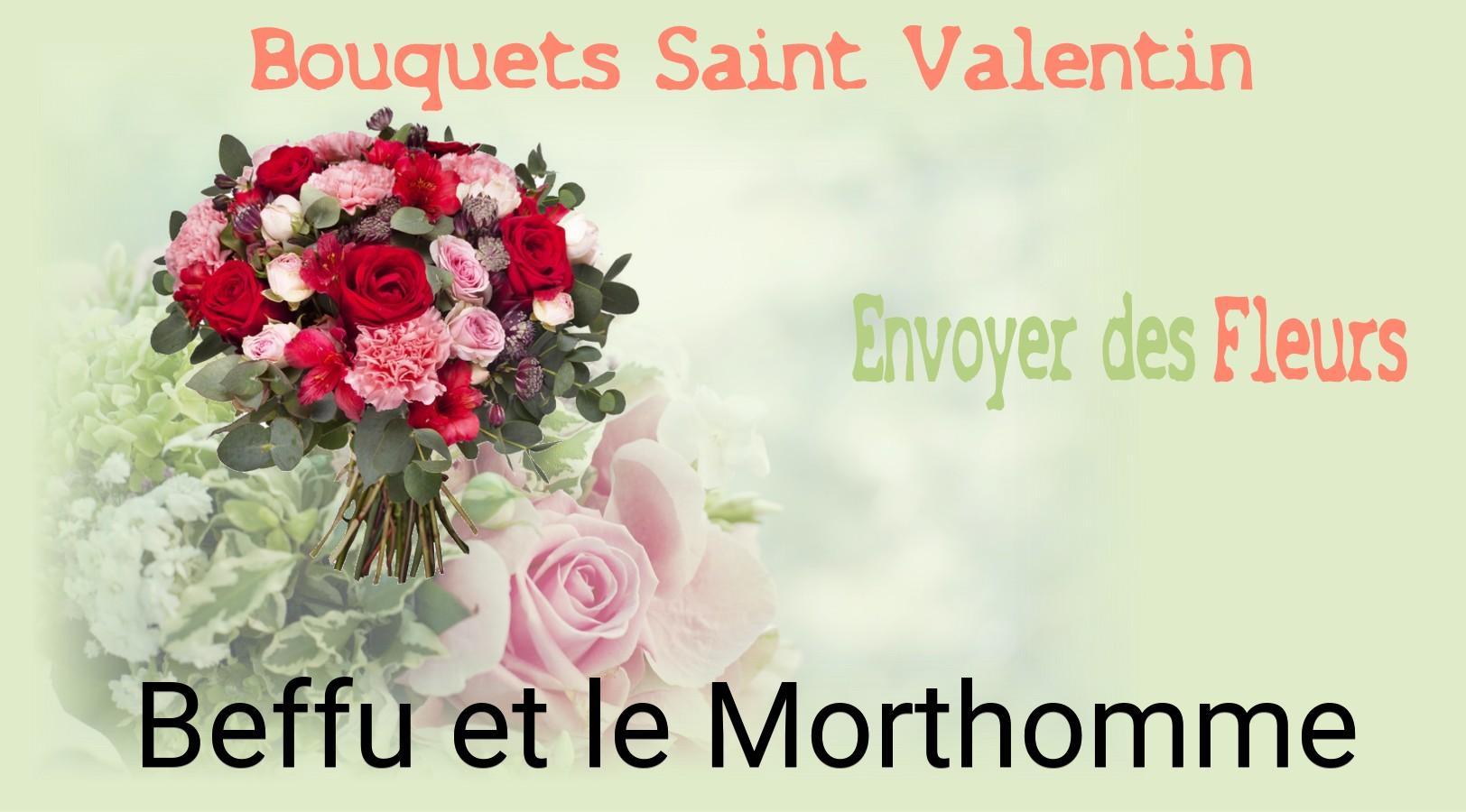 Roses de Saint-Valentin livrées à Beffu-et-le-Morthomme